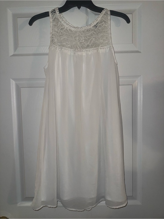 As U Wish Dresses & Skirts - As You Wish White Dress XL | Elegant Mini Dress | Size XL | Pit to Pit): 18 inch